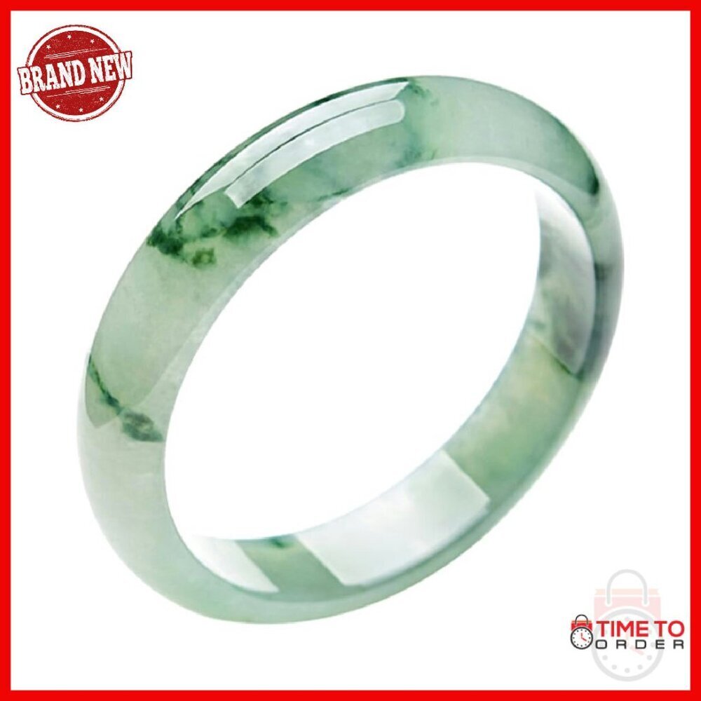 Genuine Jade Bangle Bracelet for Women, Feng Shui Healing Meditation Gift